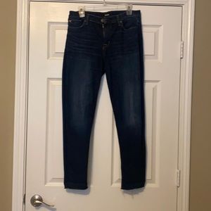 Hudson raw hem jeans